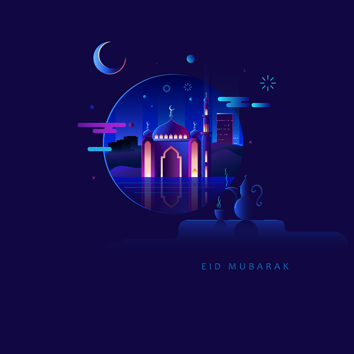 illustrations ramadan arabic sketch darkness Eid eid mubarak EID GREETING Ramadan Mubarak trend