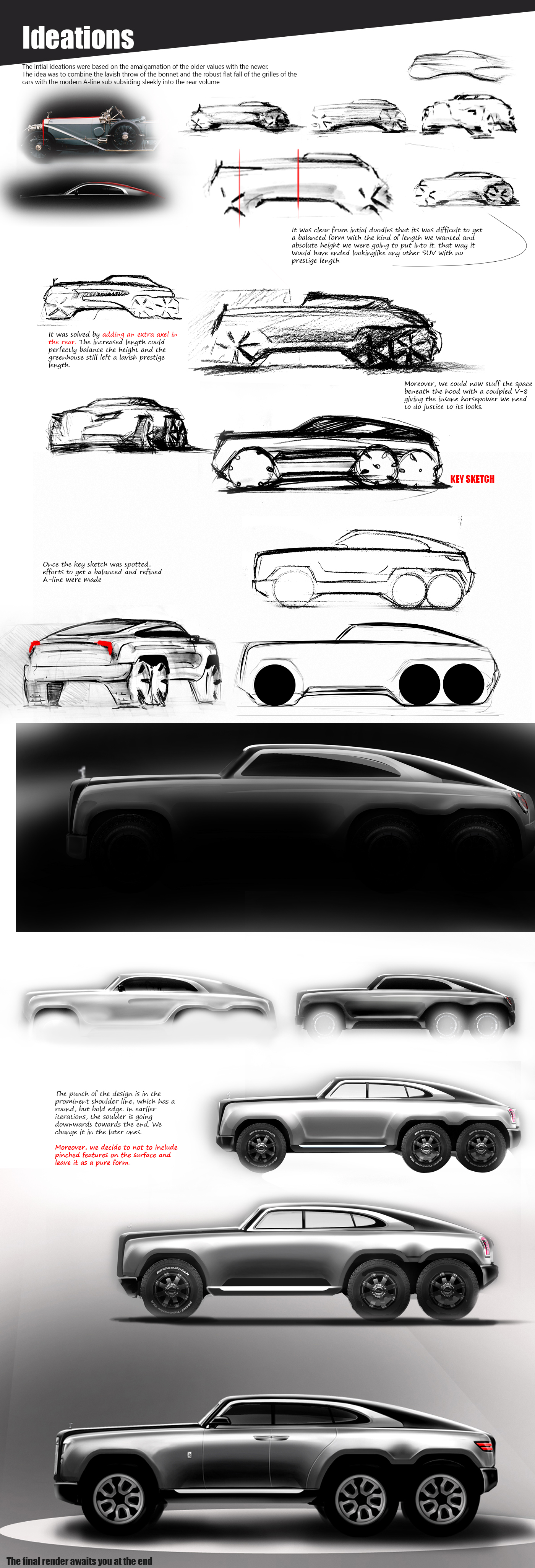 rolls royce bespoke automobile design three axel concept car automobile Legacy BMW