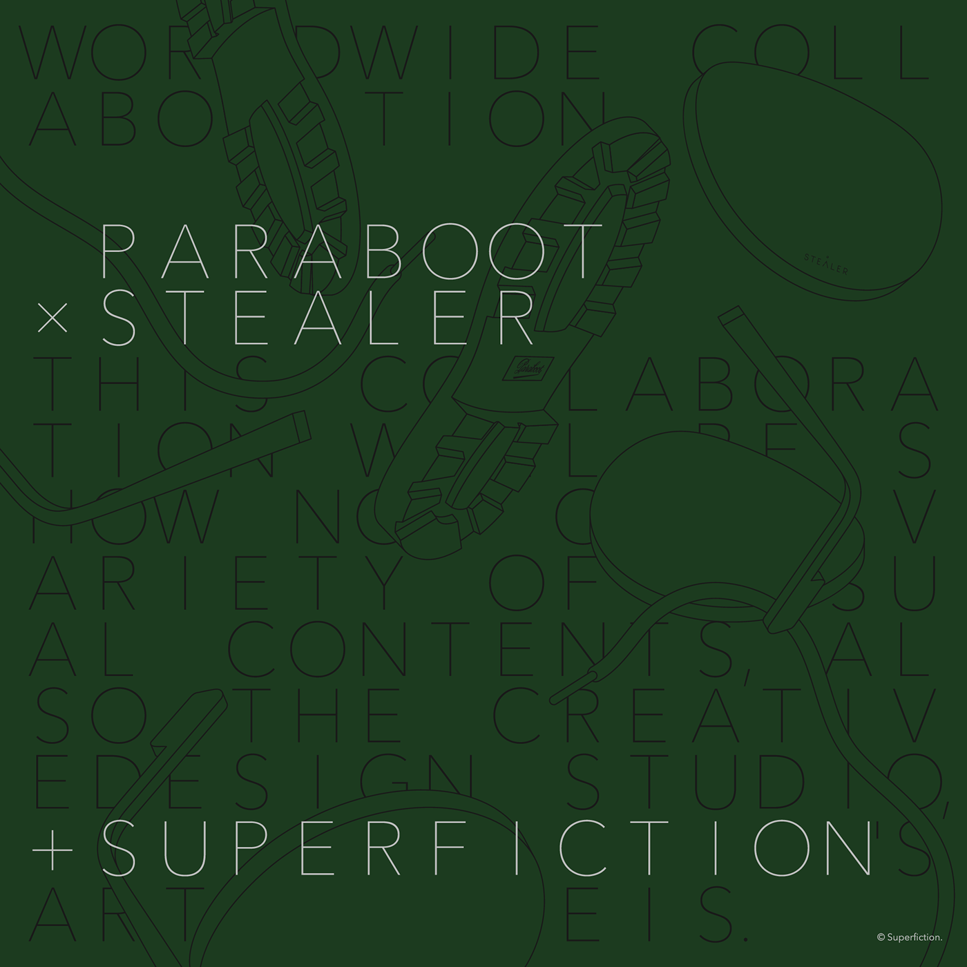 artwork superfiction SF paraboot stealer Collaboration