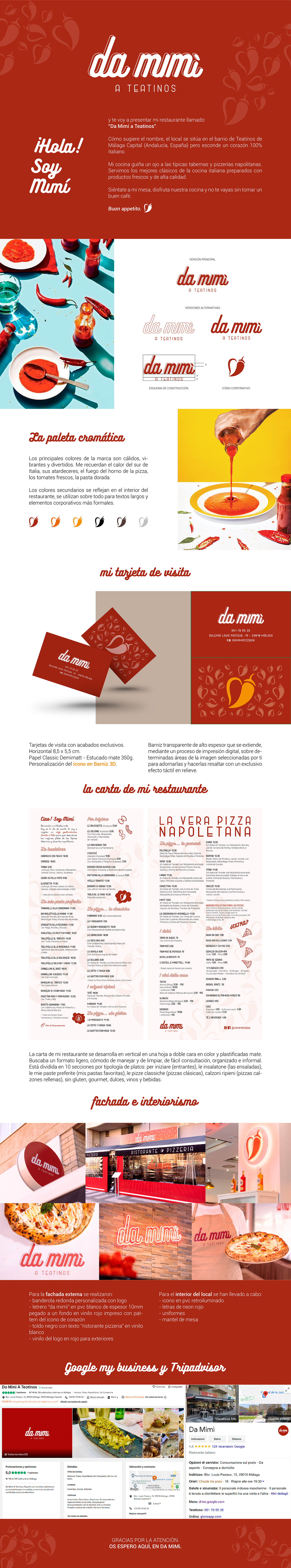 brand identity branding  business card graphic design  Interiorismo Logotipo malaga menu restaurante Tarjeta de visita