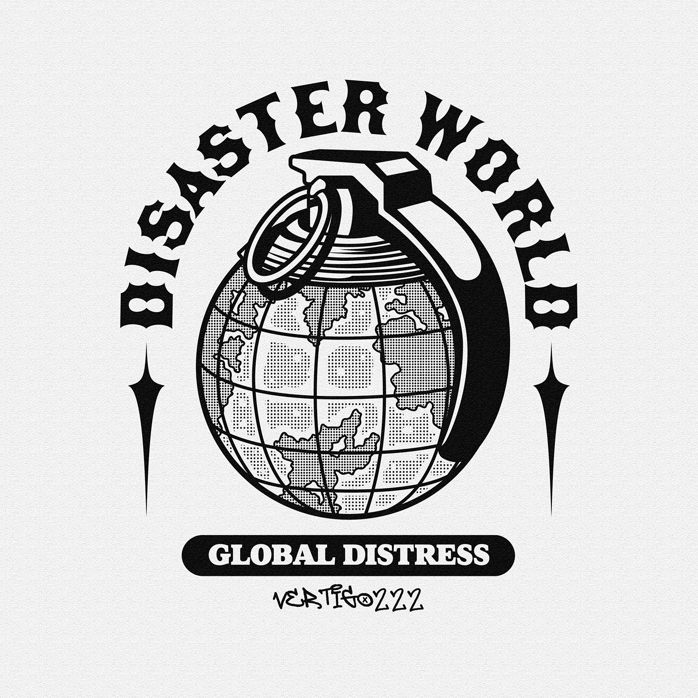 artwork bomb Digital Art  digital illustration earth grenade ILLUSTRATION  trippy vector world