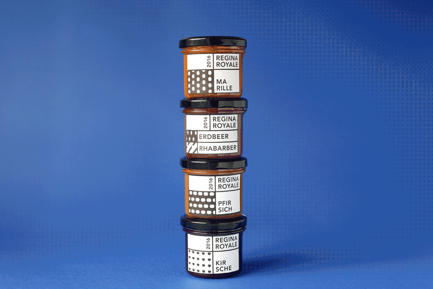 black and white Packaging jam marmalade Patterns pattern Fruit Label modern avenir