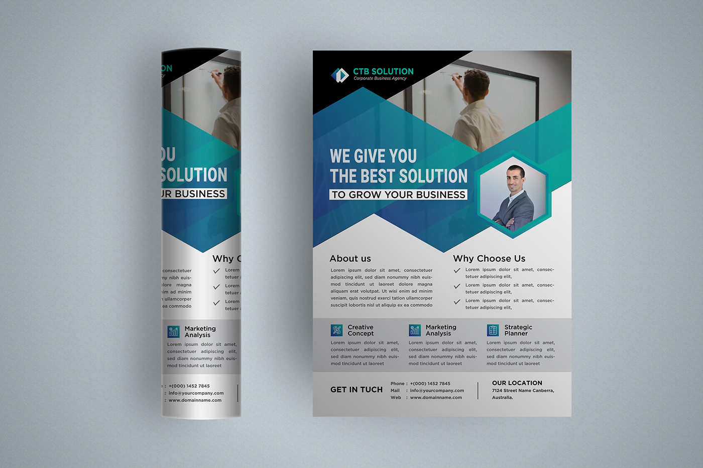abstract ads Advertising  brochure business corporate creaticve flyer modern poster
