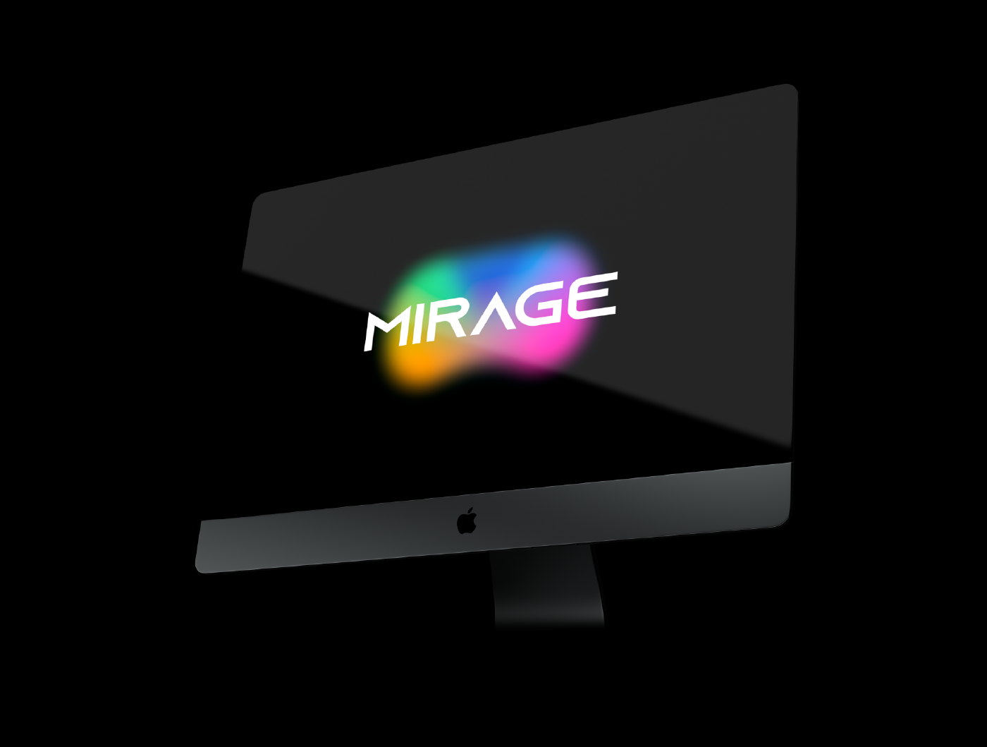 AR branding  IT logo mirage Technology vr