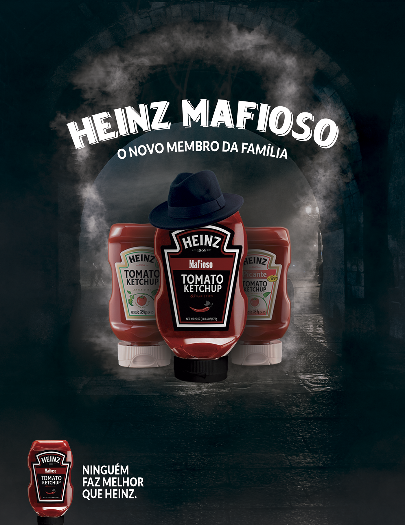 heinz ketchup PDV rótulo campanha publicidade Advertising  design ads Food 