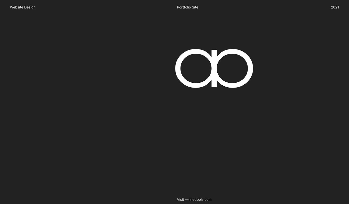 minimal personal project potfolio swiss typography   UI ux Webdesign