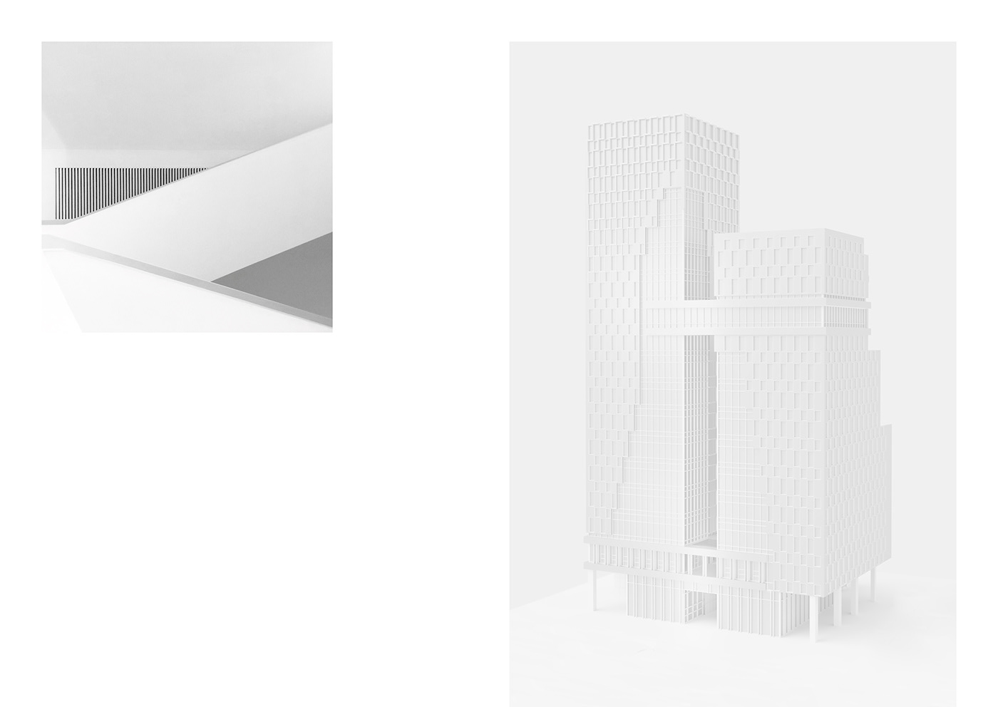 branding  BX design Korea high-end residential 3D Signage