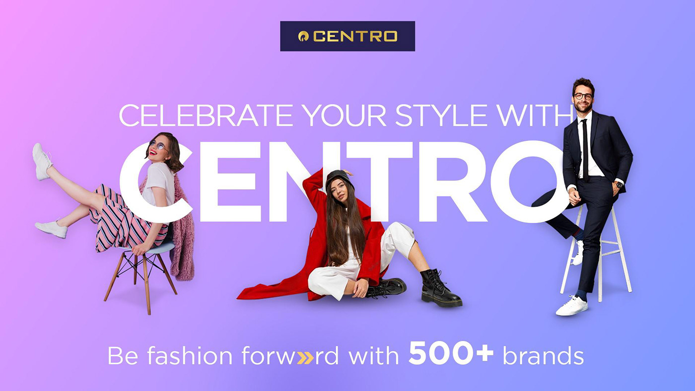reliance centro Fashion  Clothing Retail mall Shopping Advertising  Ecommerce launch