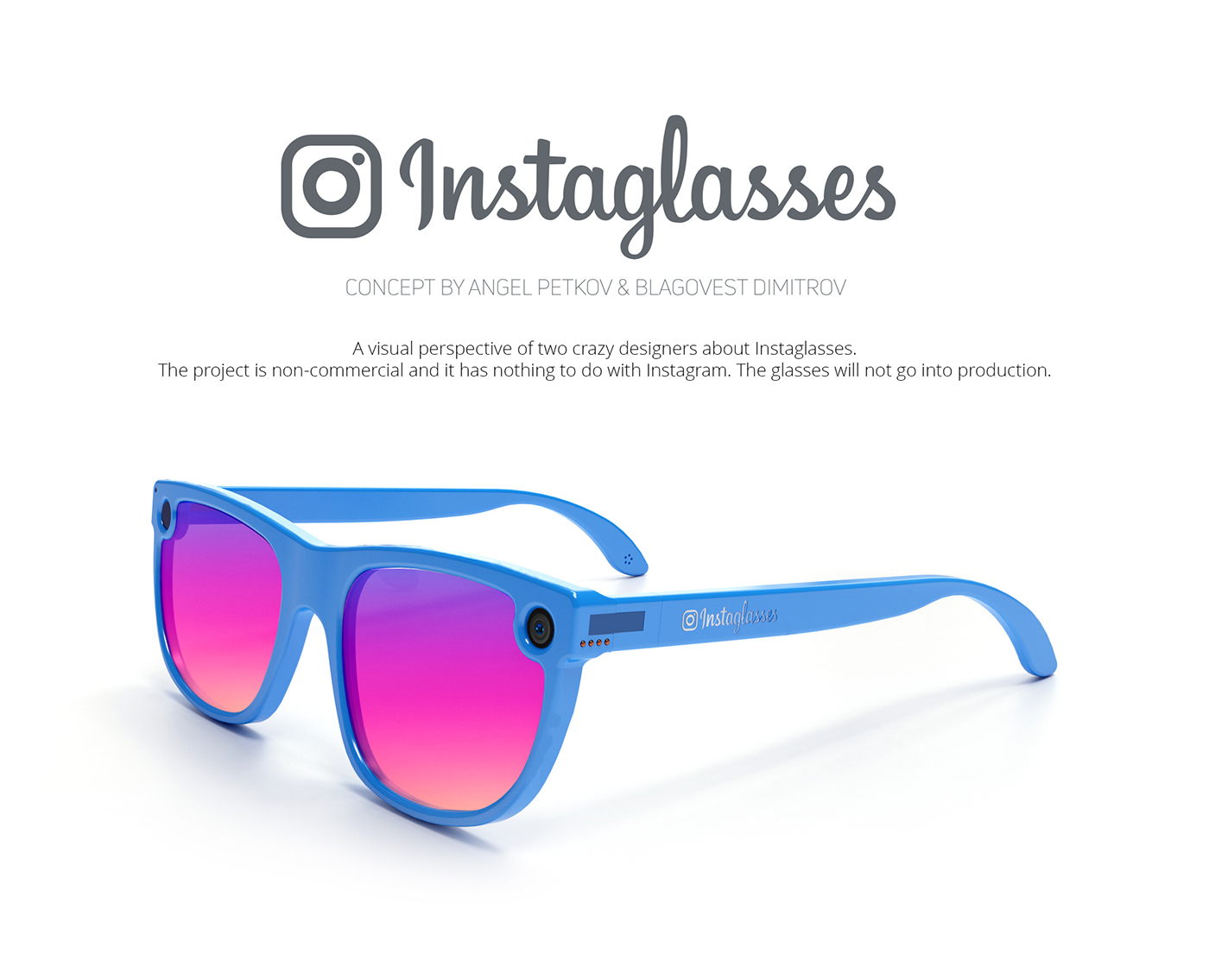 instaglasses product design  smartglasses Smart instagram design story glasses industrial design  spectacles