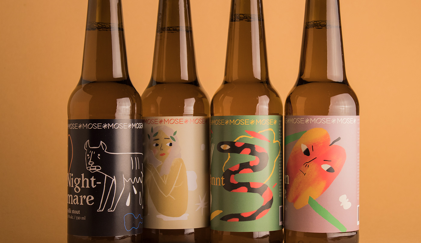 Beer Branding Packaging ILLUSTRATION  graphic design  design beer