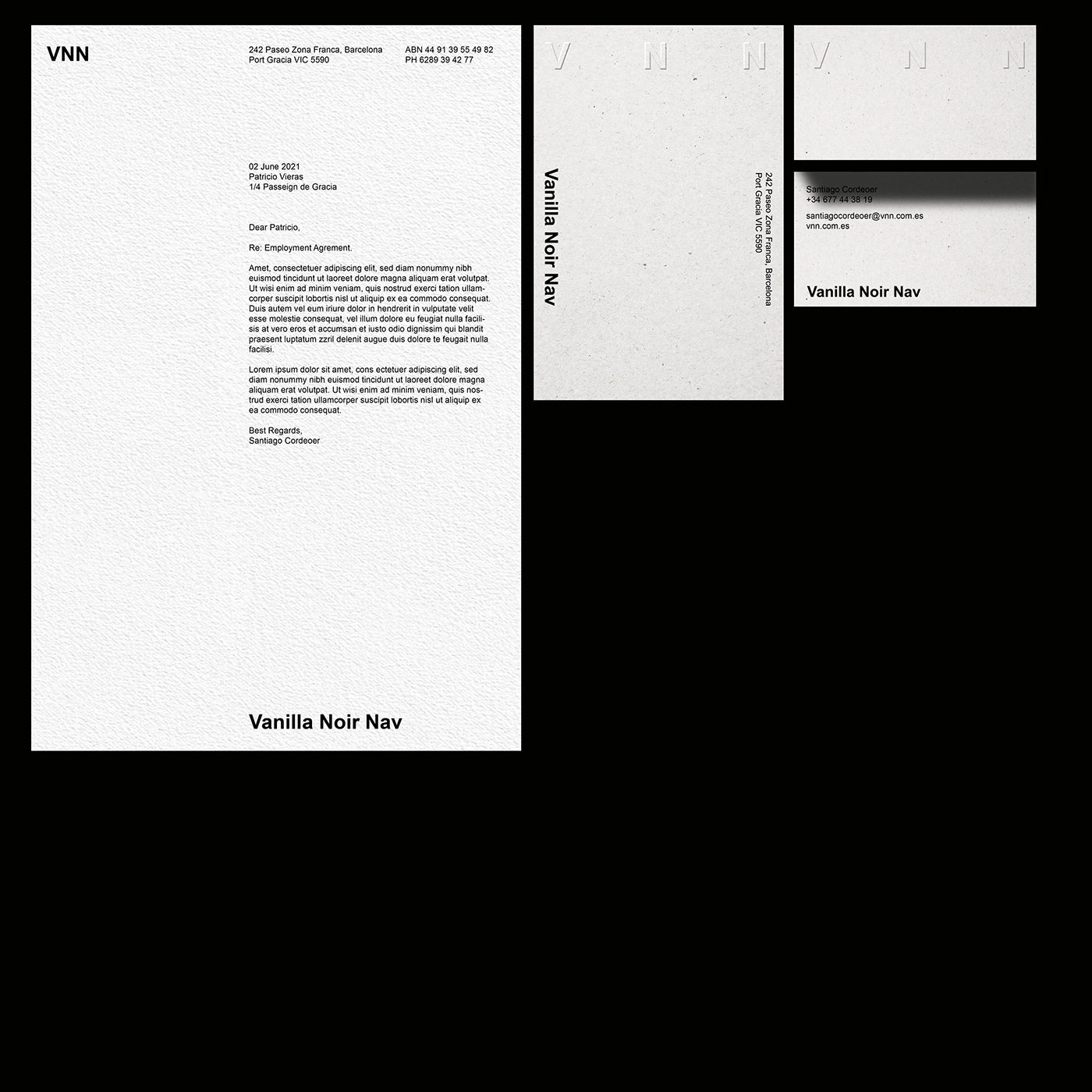 black and white branding  editorial german minimal modern stationary swiss