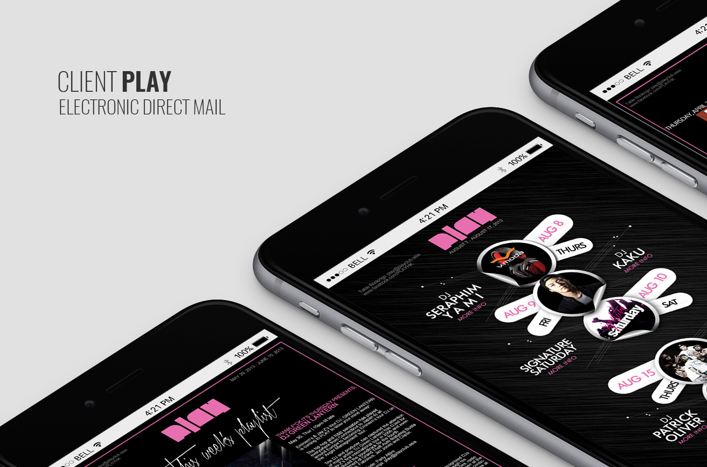 e-mail Hong Kong club lan kwai fong play creative graphic Email Web iphone iPad Responsive digital digital design