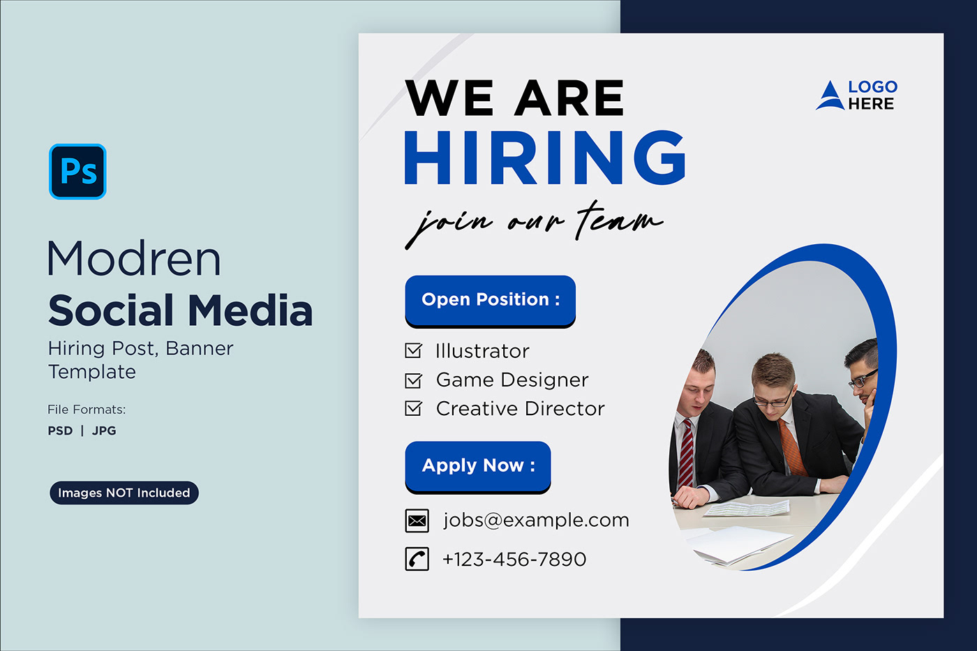 design Social media post template we are hiring recruitment hiring job Work  graphics