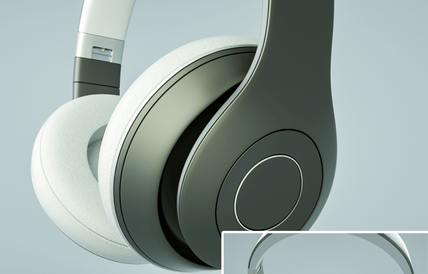 3d modeling headphone beats product design  personal project 3D cinema 4d epic realistic octane
