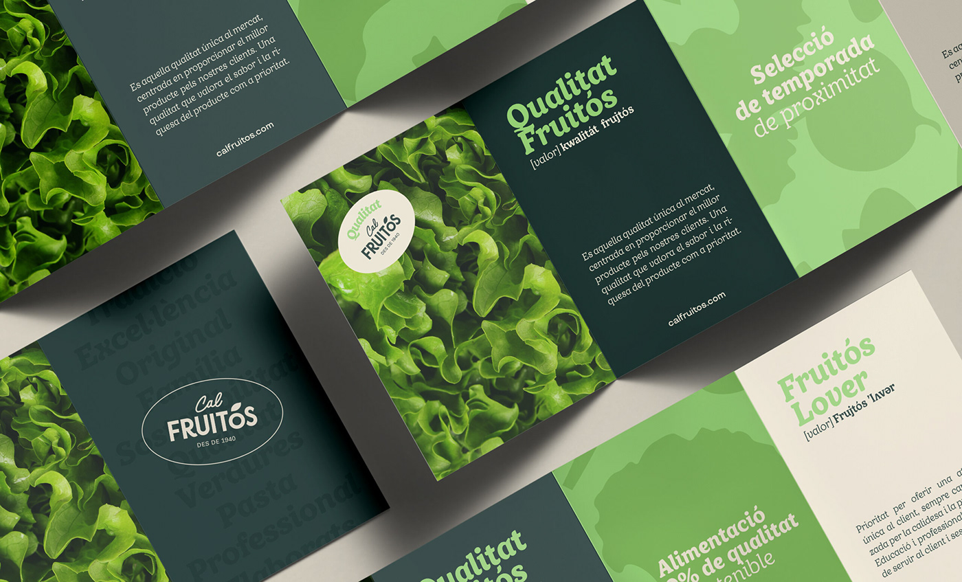 market brand identity strategy logo visual identity barcelona vegetables Fruit Packaging catalunya