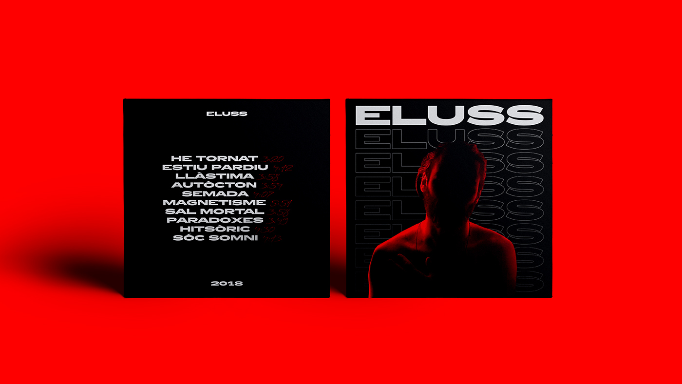 typography   music Album cover font logo black red EXTENDED branding 