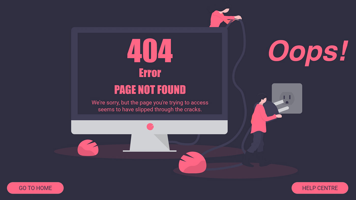 404 error 404 page Web Design  UI/UX user interface ui design xD Graphic Designer Social media post marketing  