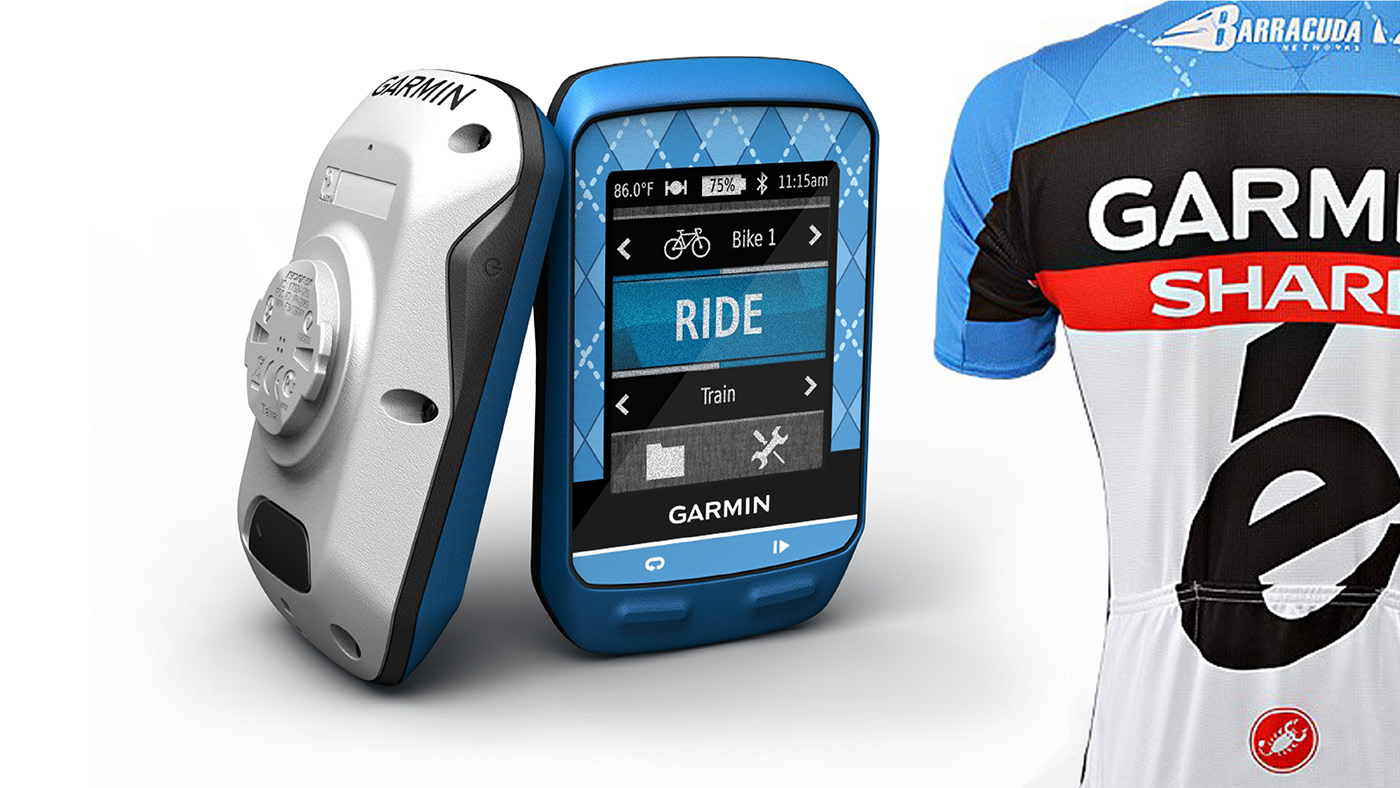 Bike  cycling touchscreen gps navigation fitness design industrial design  product design  ID