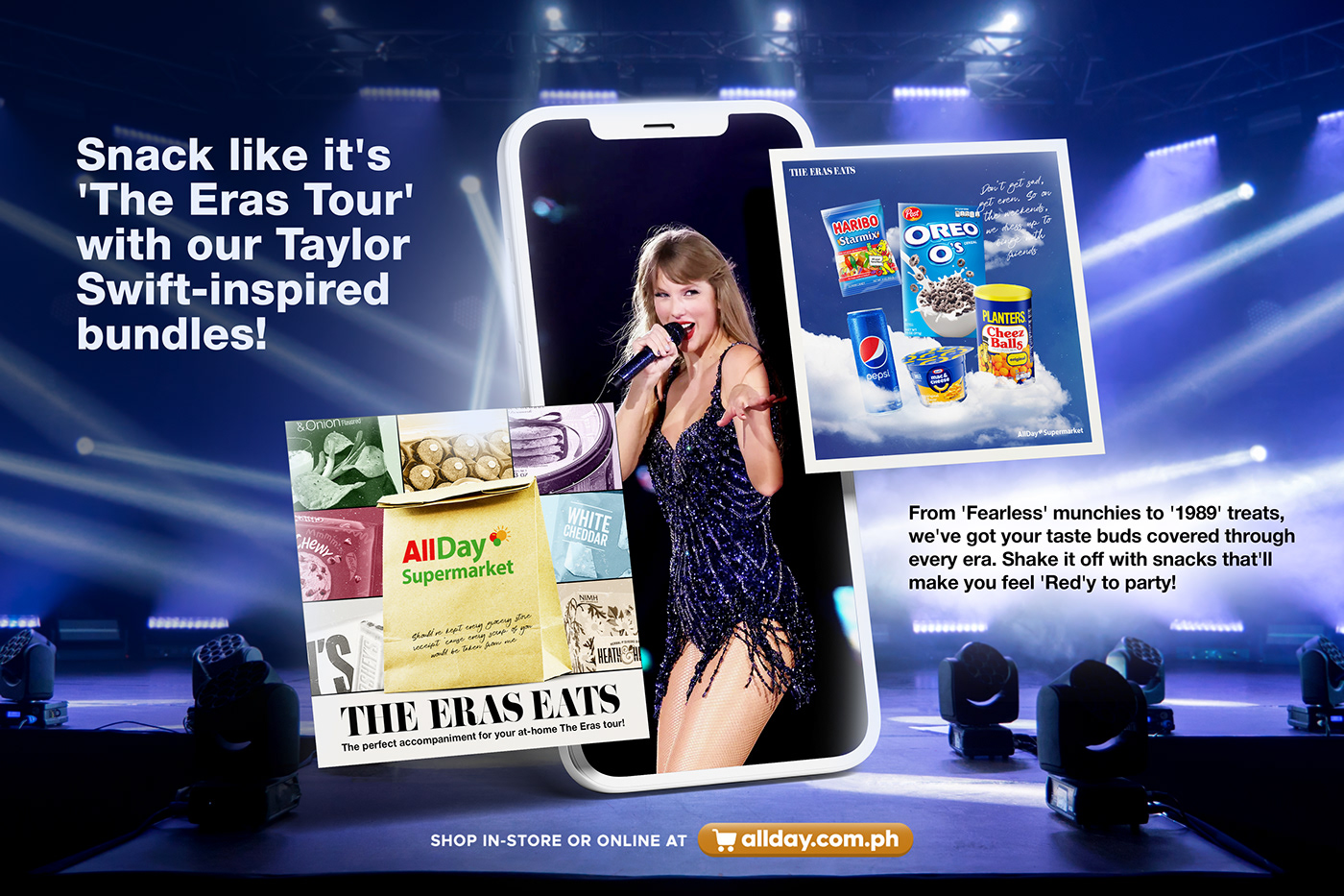 moment marketing taylor swift Supermarket Food  Advertising  Social media post design graphic design  ads content