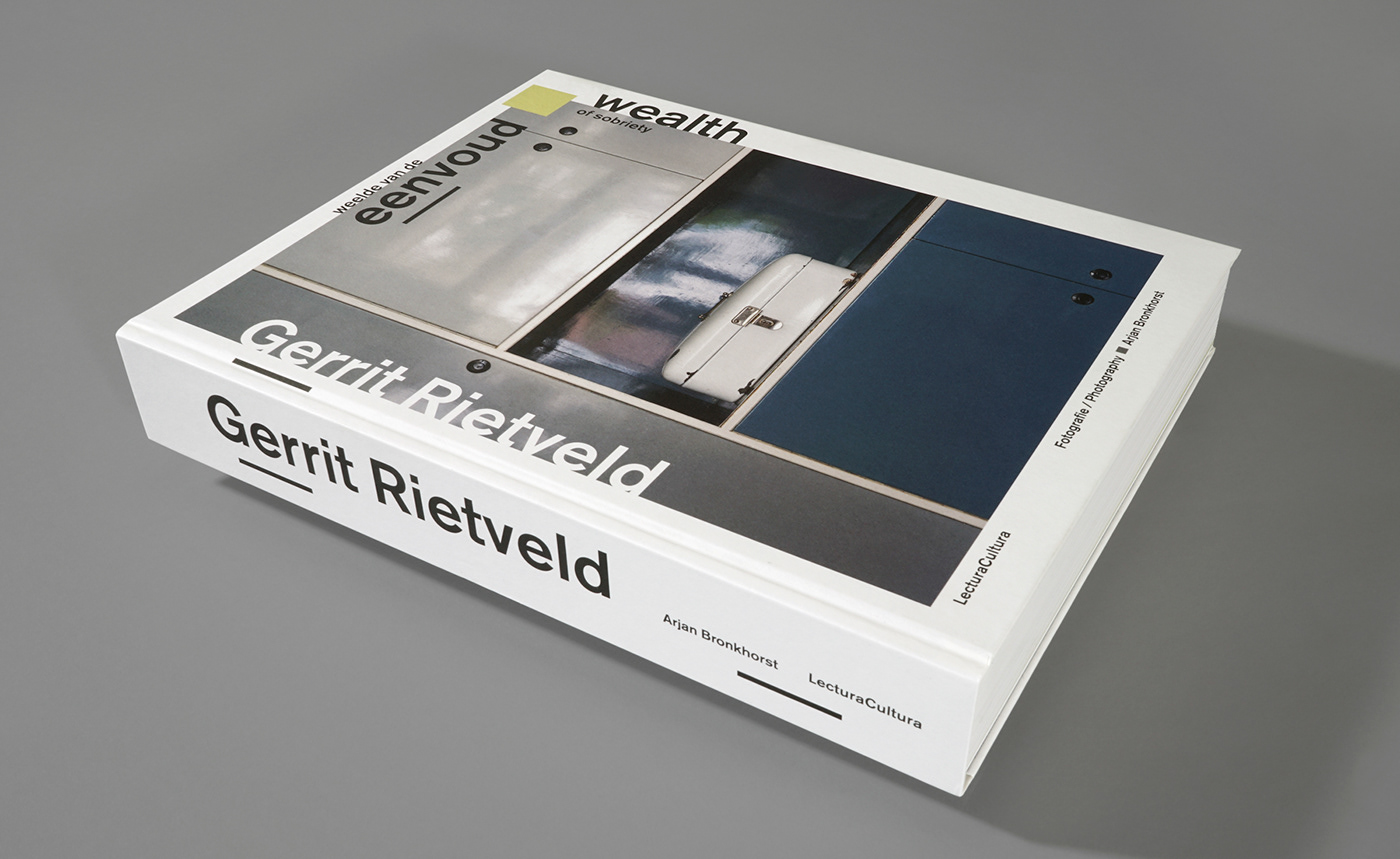 photobook book design architecture Gerrit Rietveld Arjan Bronkhorst graphic design  Dutch design editorial design  Photography  de stijl print design 