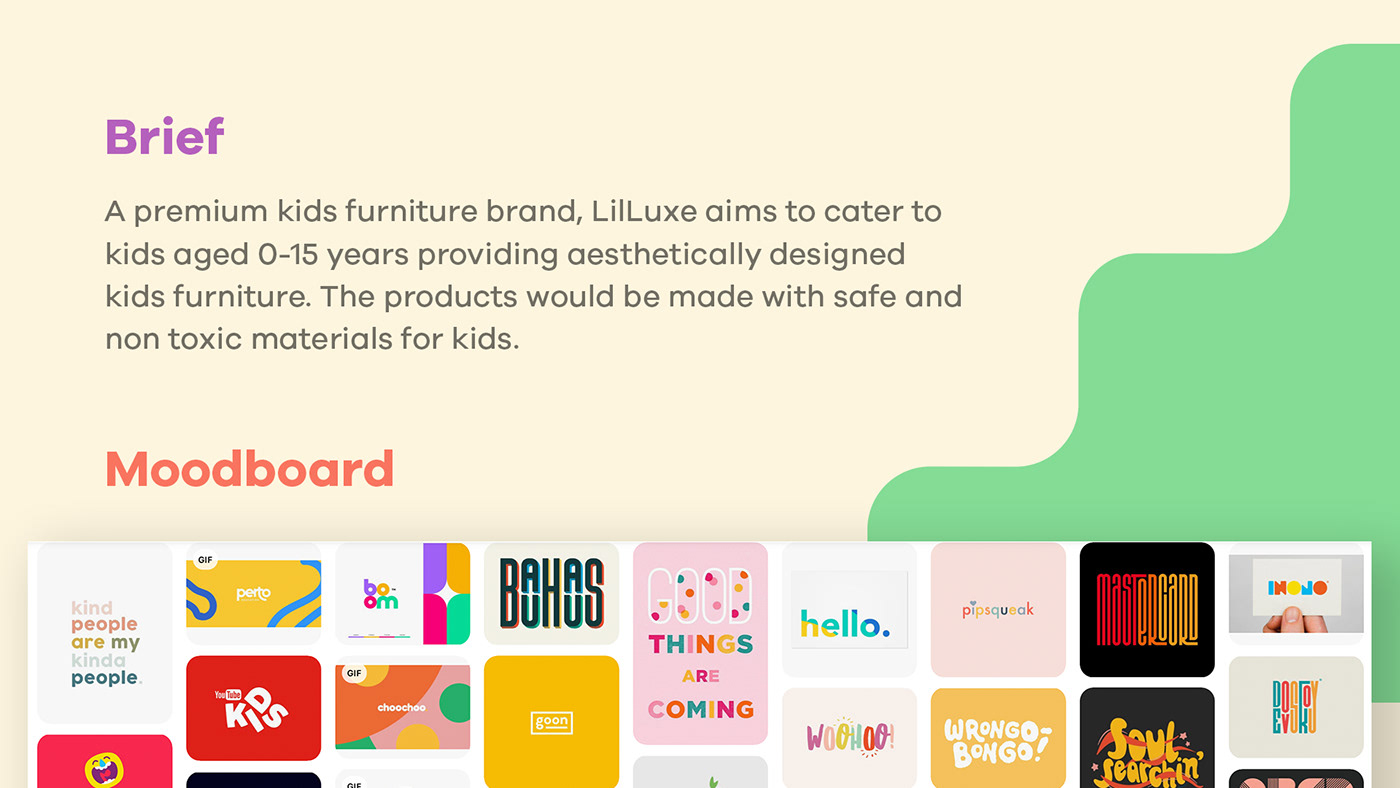 branding  furniture identity kids lilluxe premium