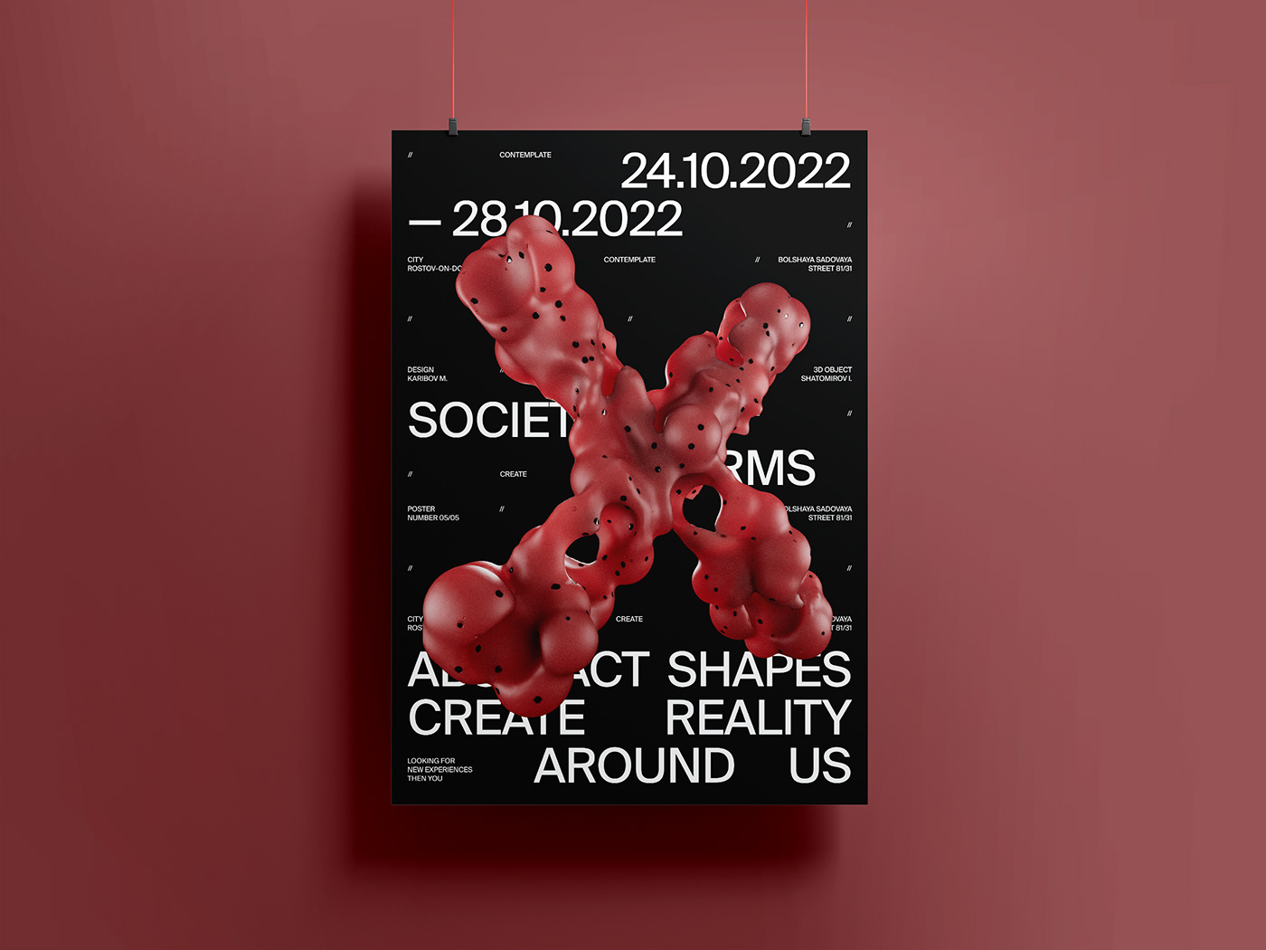 3D banner brand identity branding  design festival graphic design  poster Socialmedia typography  