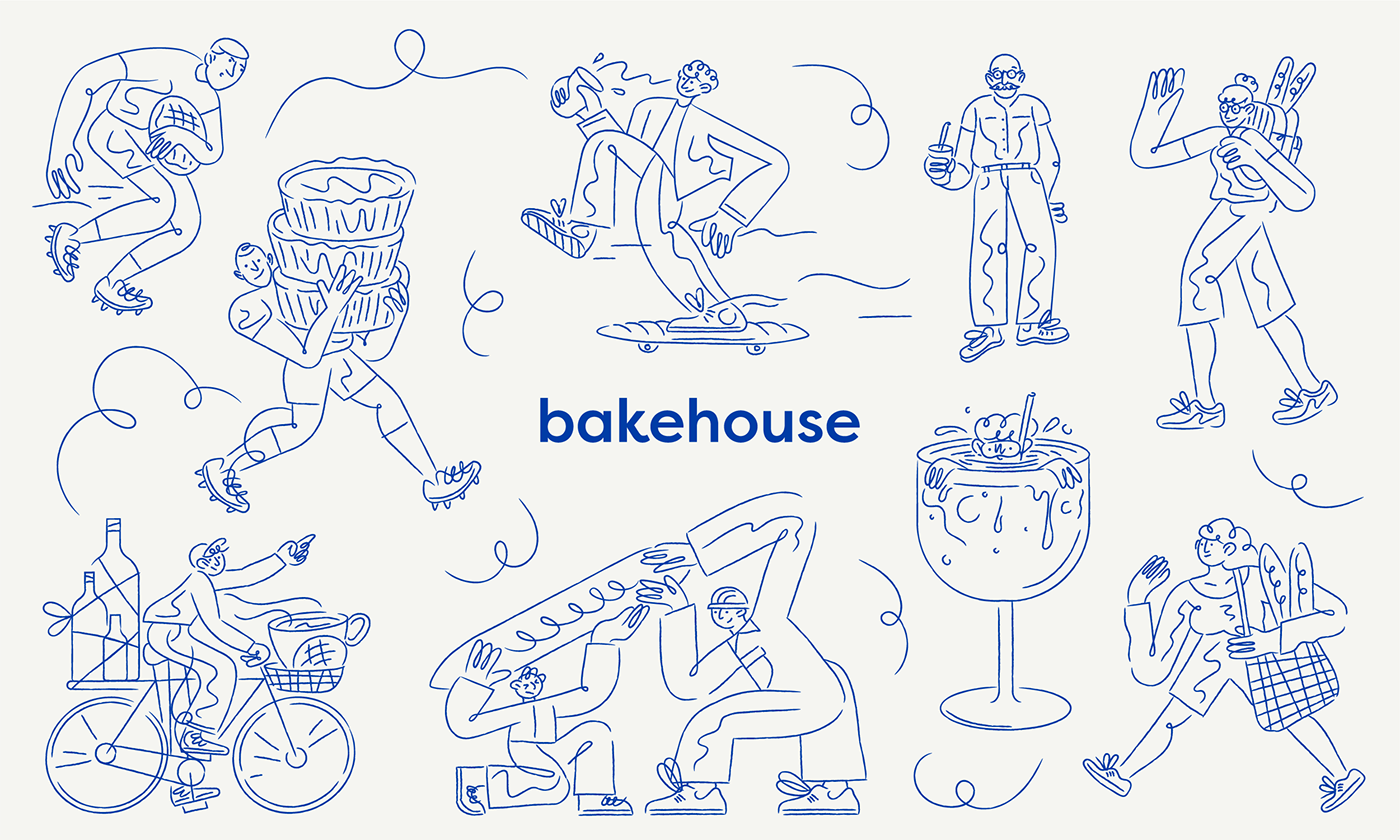 bakehouse hong kong bakery bakery branding branding  bread food and beverage Hong Kong menu design packaging design sourdough
