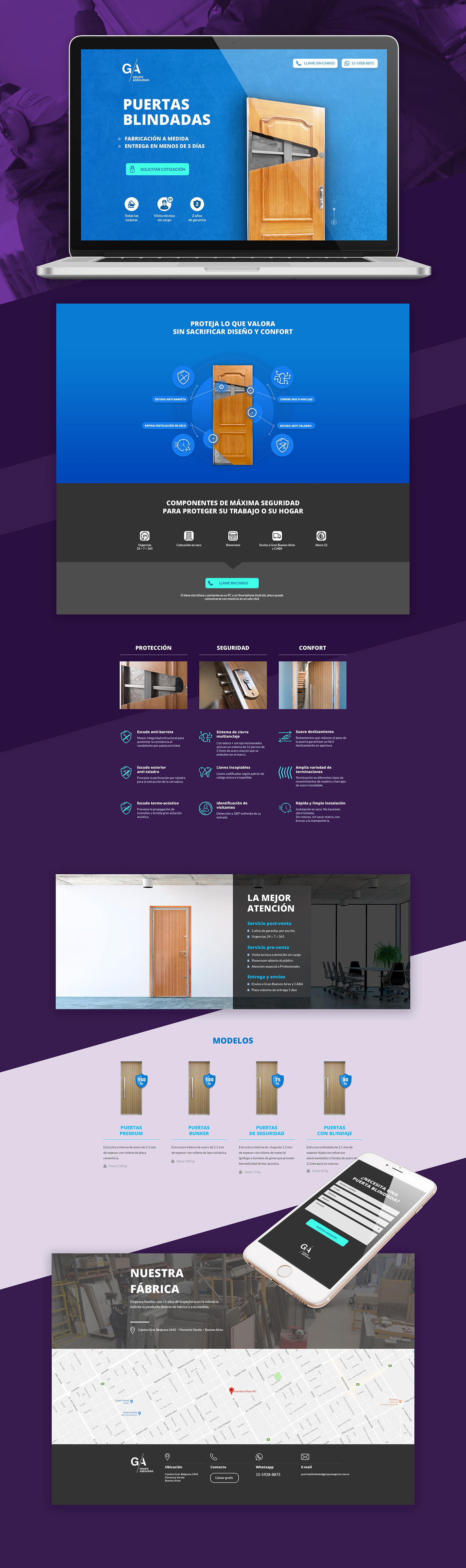 security plated doors anti-theft landing page Amp