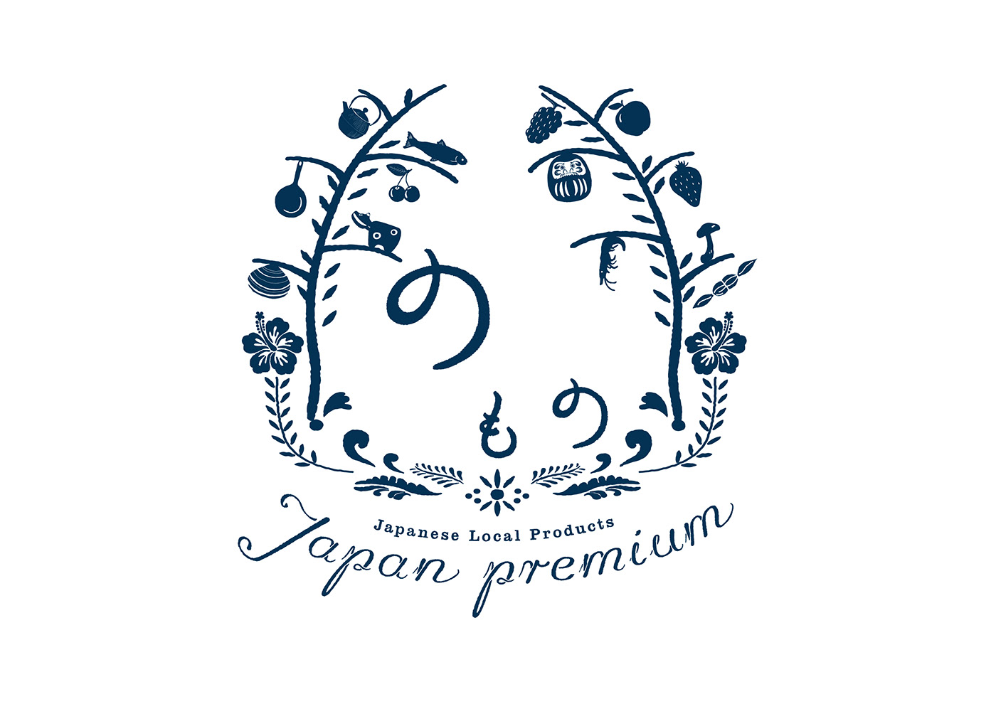 Brand Design HAWAII identity japanese style logo Tropical visual identity