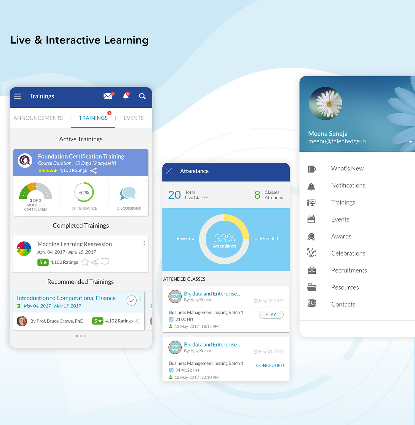 Digital Learning interactive learning live classes training