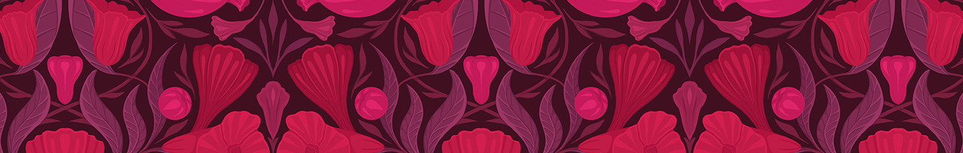 fabric Fashion  floral Fruit Packaging pattern design  pomegranate textile vintage wallpaper
