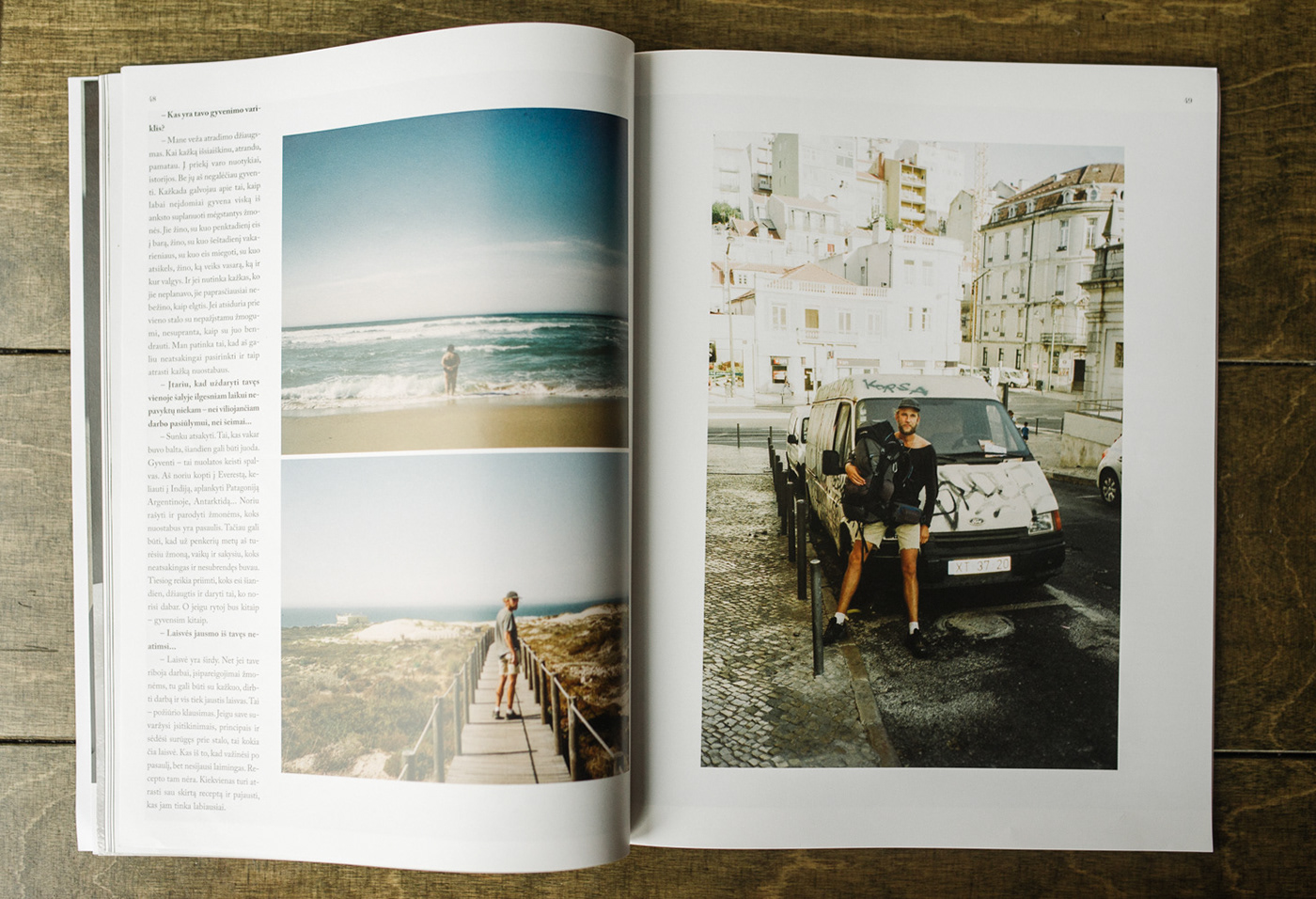 RoadTrip film photography portrait cover magazine Travel adventures Lisbon Photography  Film  