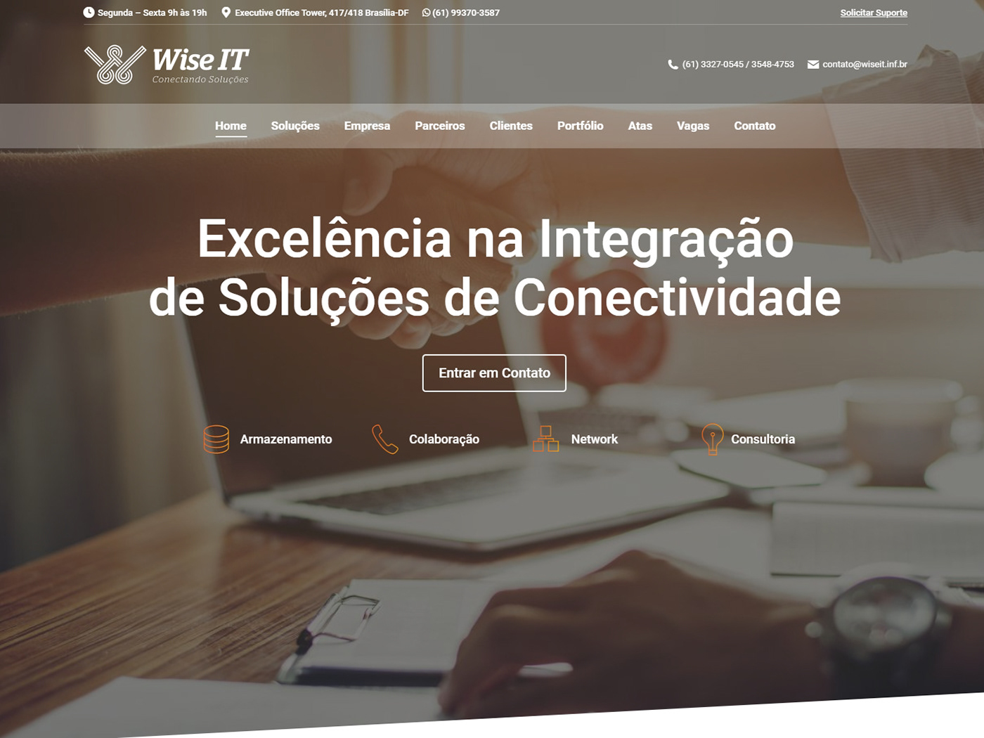 empresa TI site site institucional