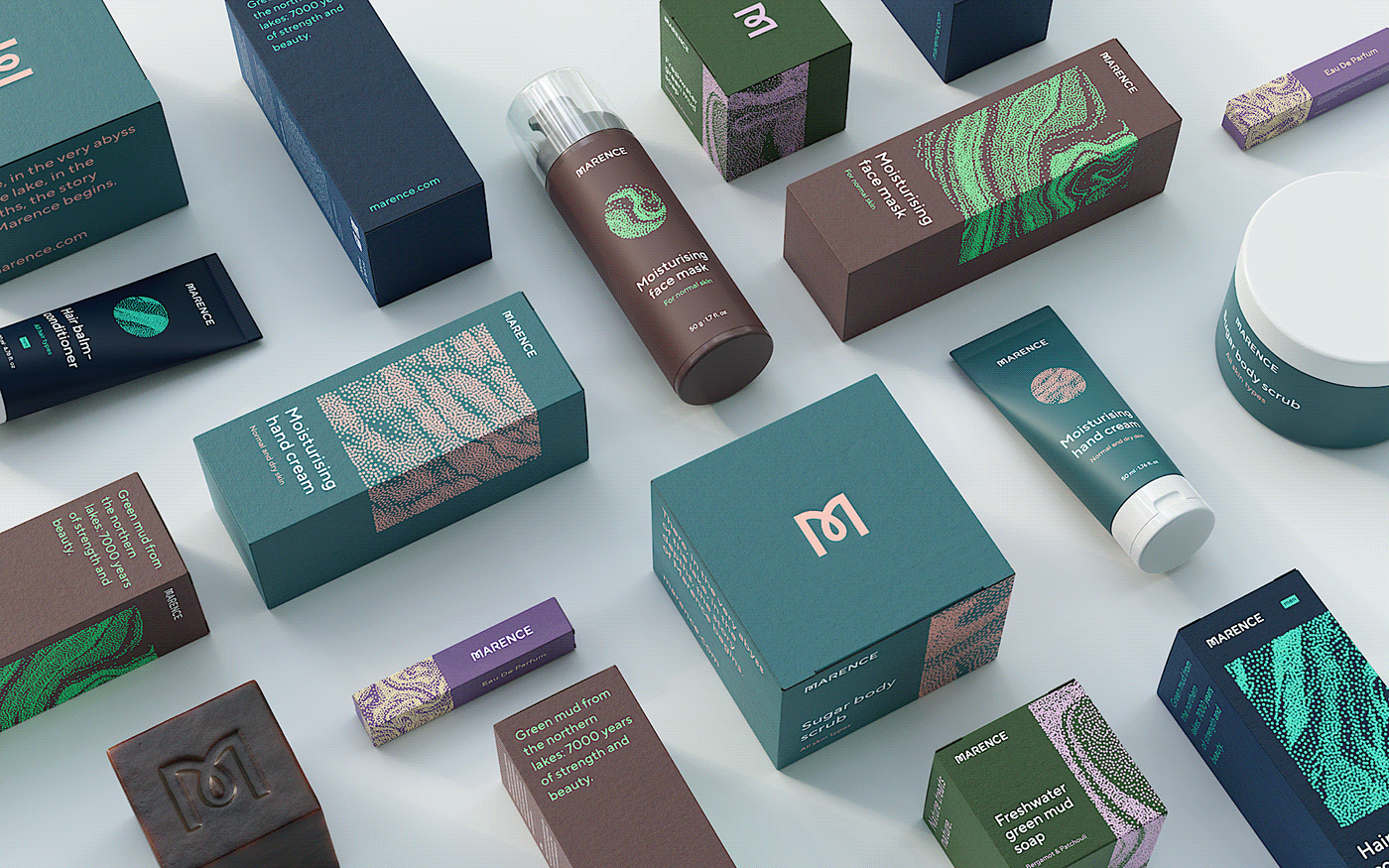 beauty box design brand identity Cosmetic identity Logo Design natural Packaging typography  
