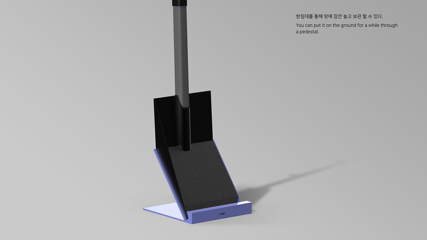 design edge product shovel snow 눈삽 디자인  산업디자인 삽디자인 visual