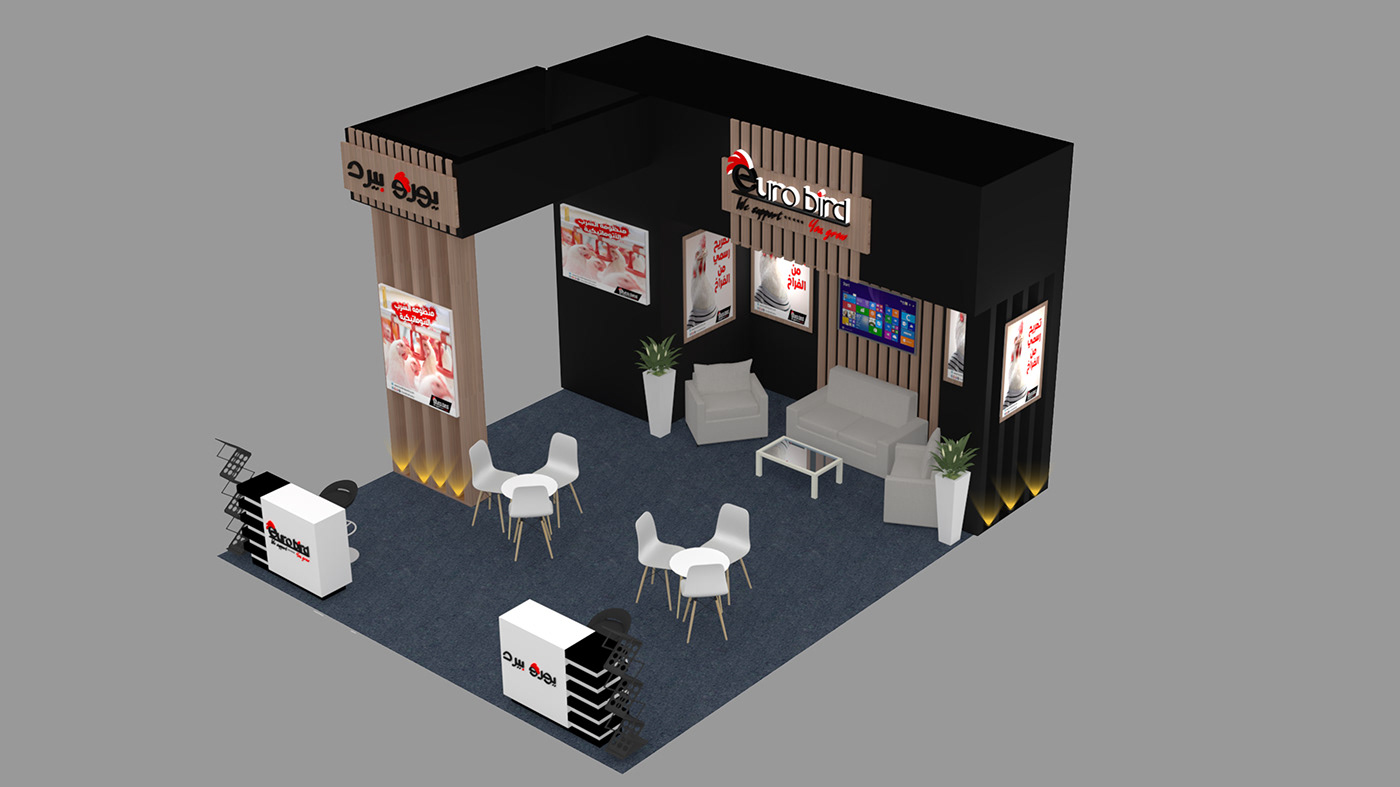 Exhibition  design booth Stand expo exhibition stand booth design bird agrena