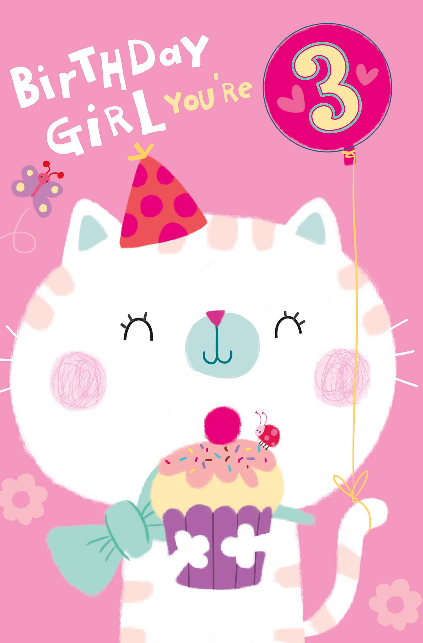cute Character Cute  . Age Greeting card Children age 3