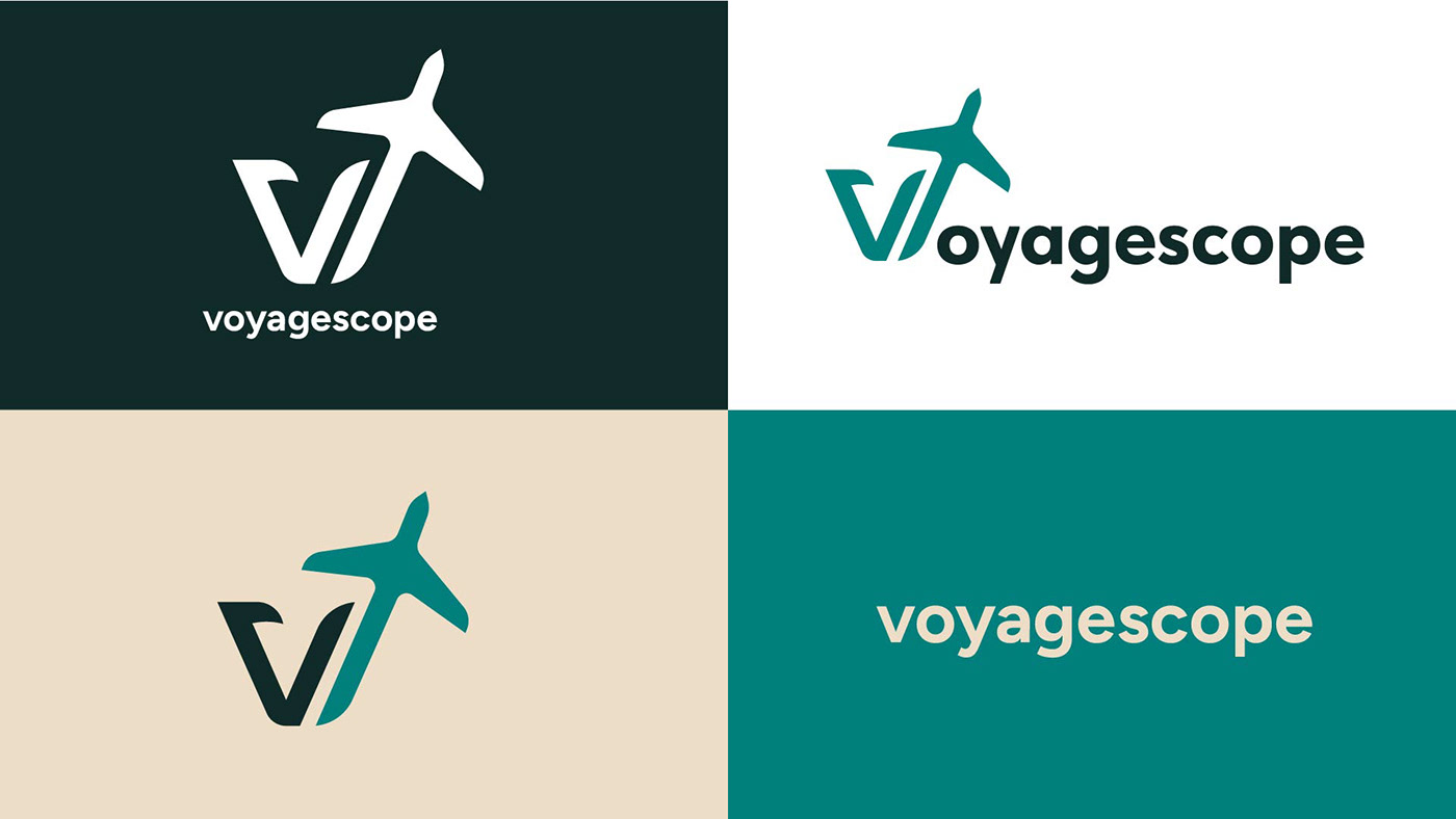 vacation Travel logo brand identity Graphic Designer visual identity trip summer plane SKY