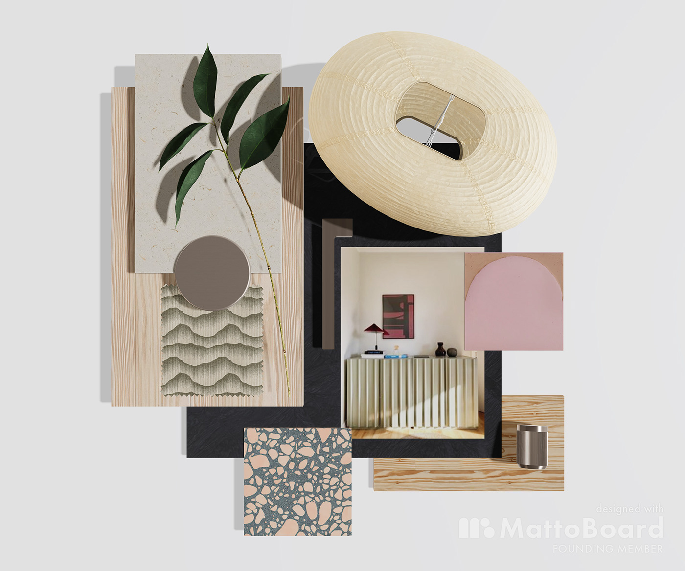 hallway interior design  interiors material materials minimal mood board moodboard sample samples