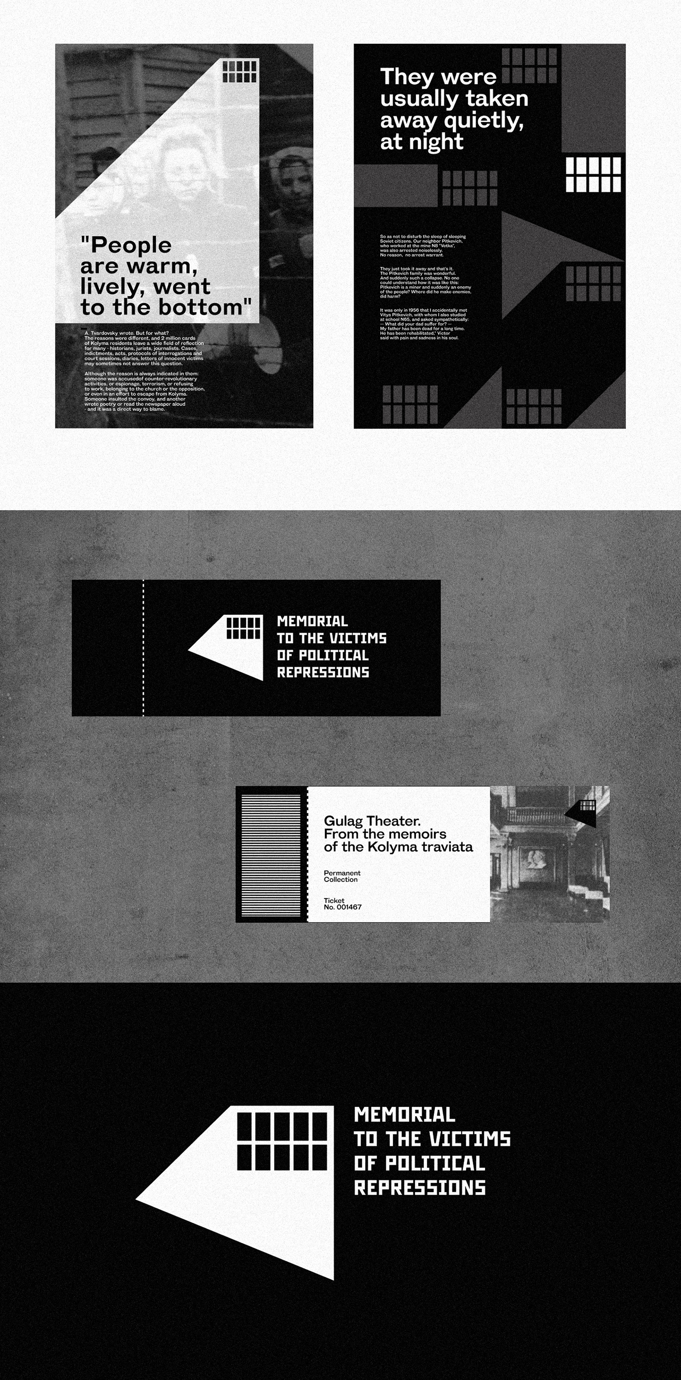design museum identity Logo Design history logo animation black and white Exhibition  gallery minimalist logo