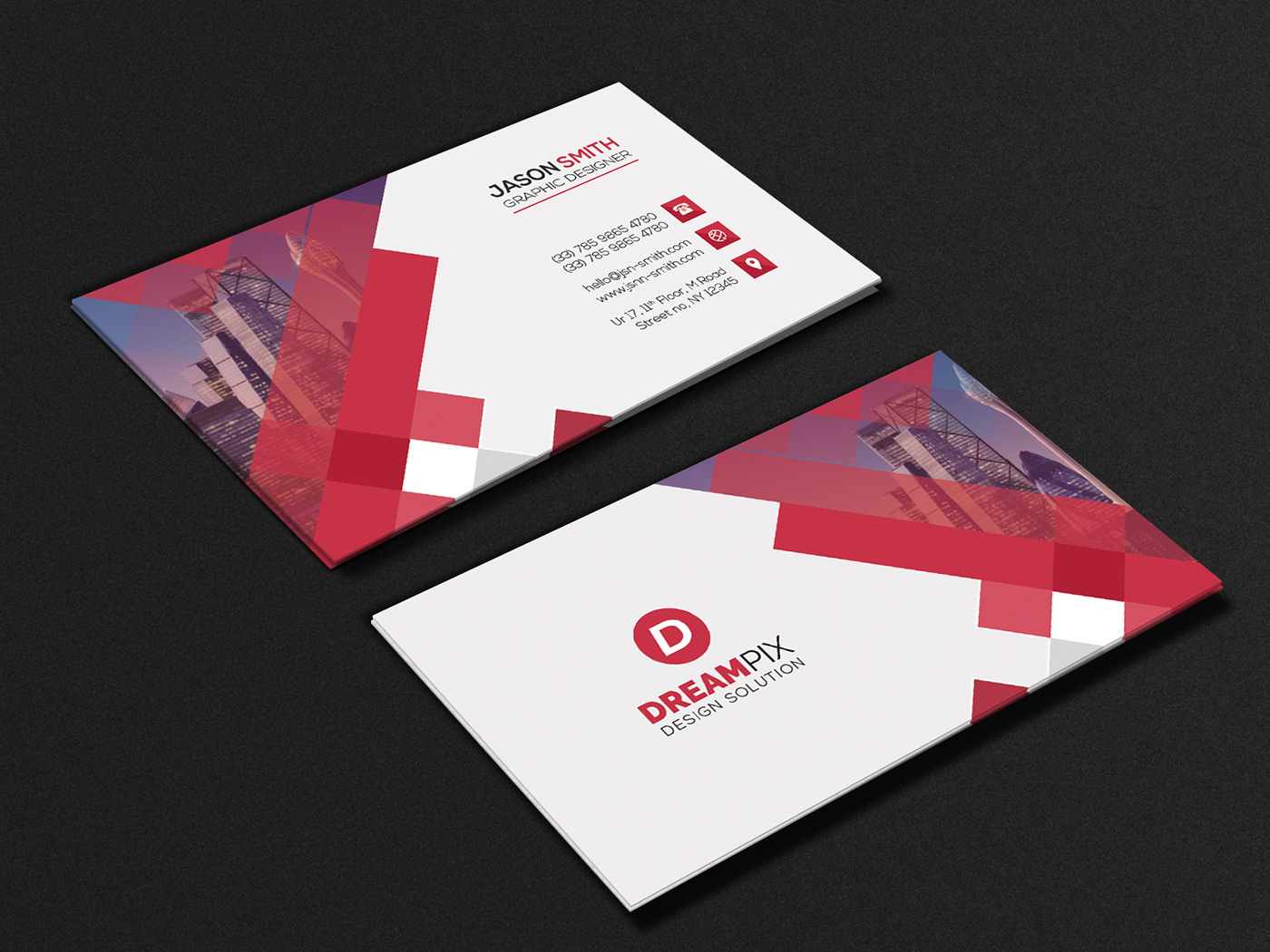 business card business card modern corporate flyer brochure logo design baktiaruk
