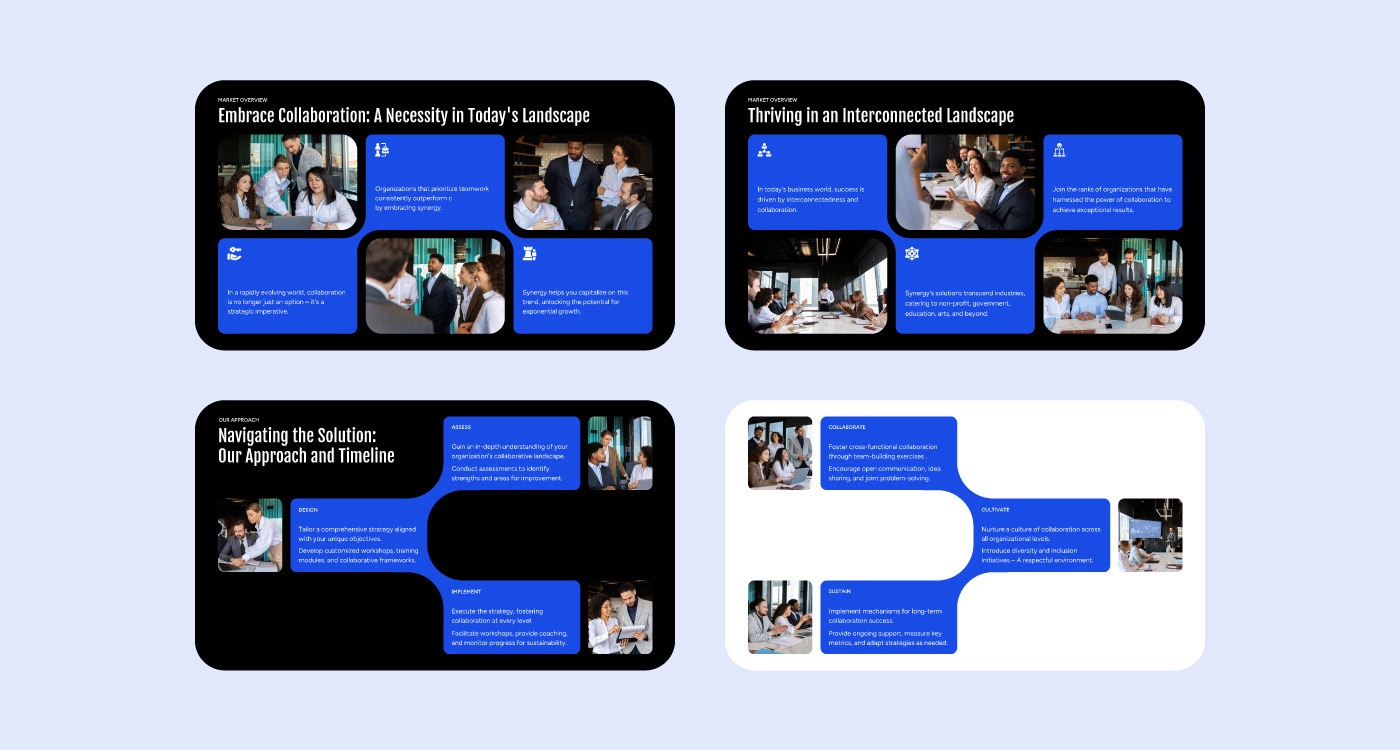presentation presentation design Powerpoint slides business team Consulting Collaboration design PPT