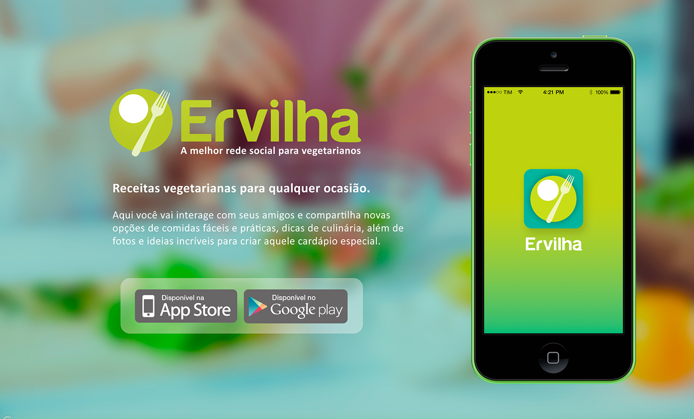 design de interface mobile experiência do usuário Aplicativo Vegetariano app aplicativo marca Vegano designer graphic