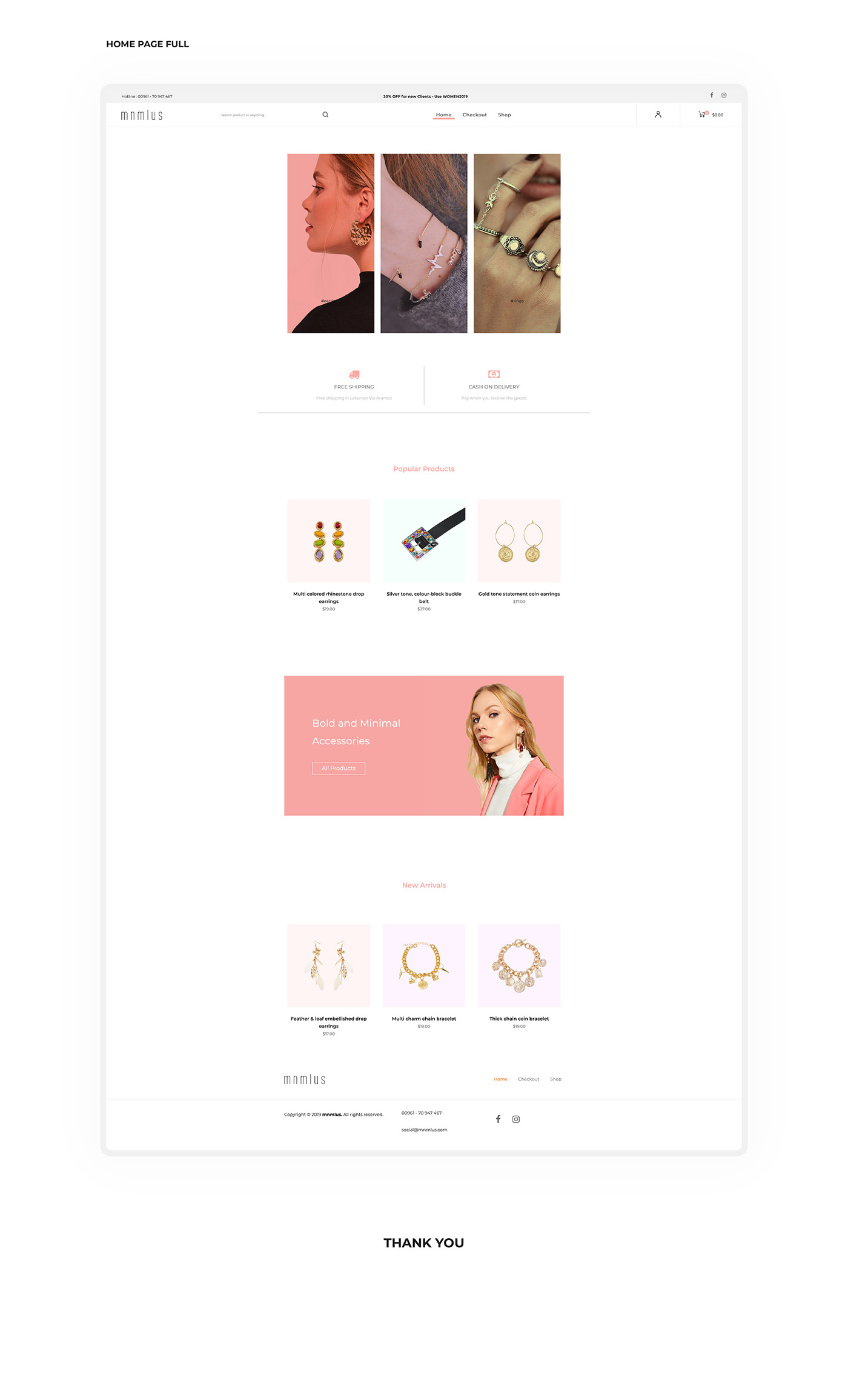 Website Design Web Design  minimal website minimal web design minimal woocommerce Online shop