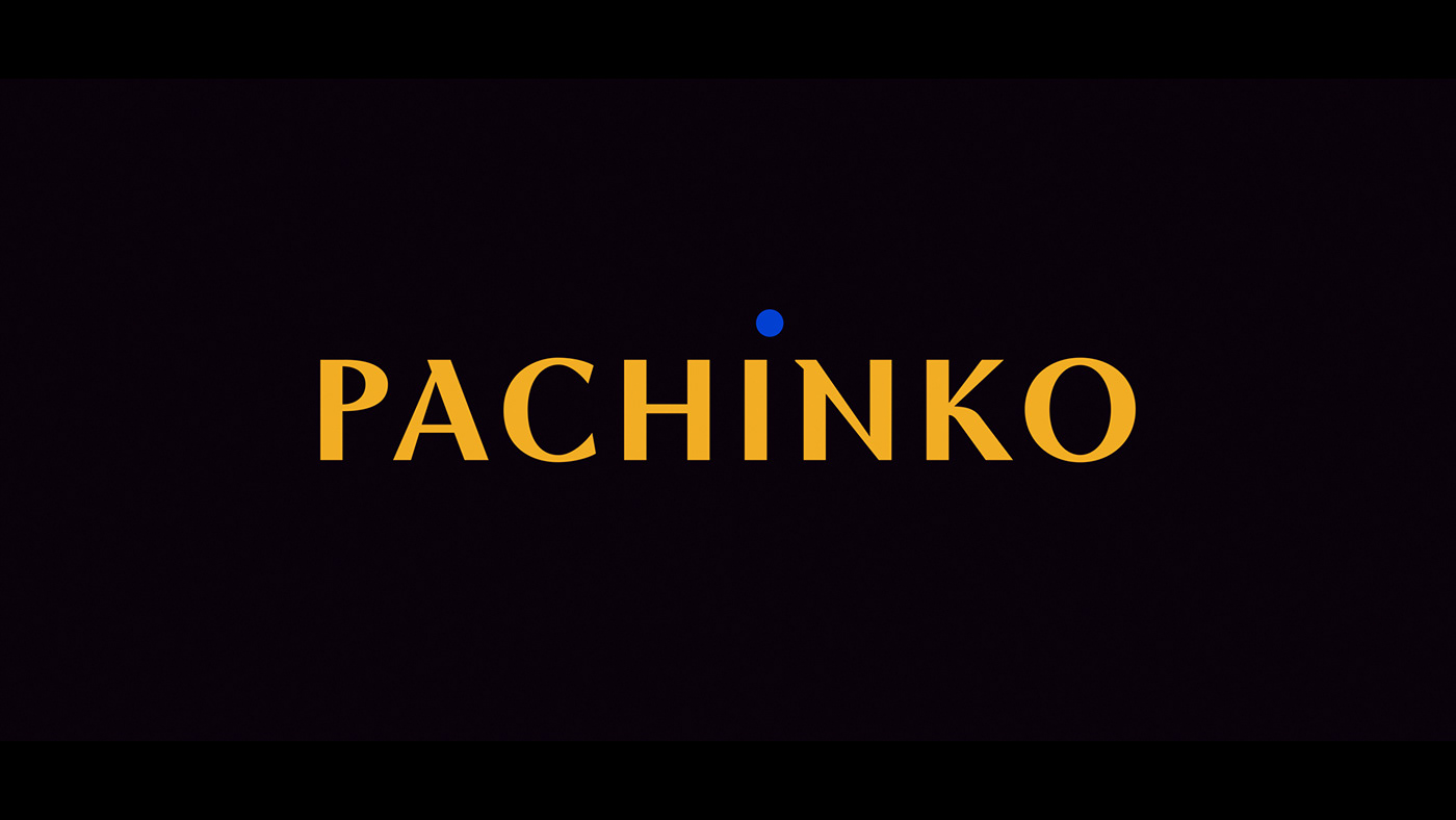 design editorial pachinko title design title sequence