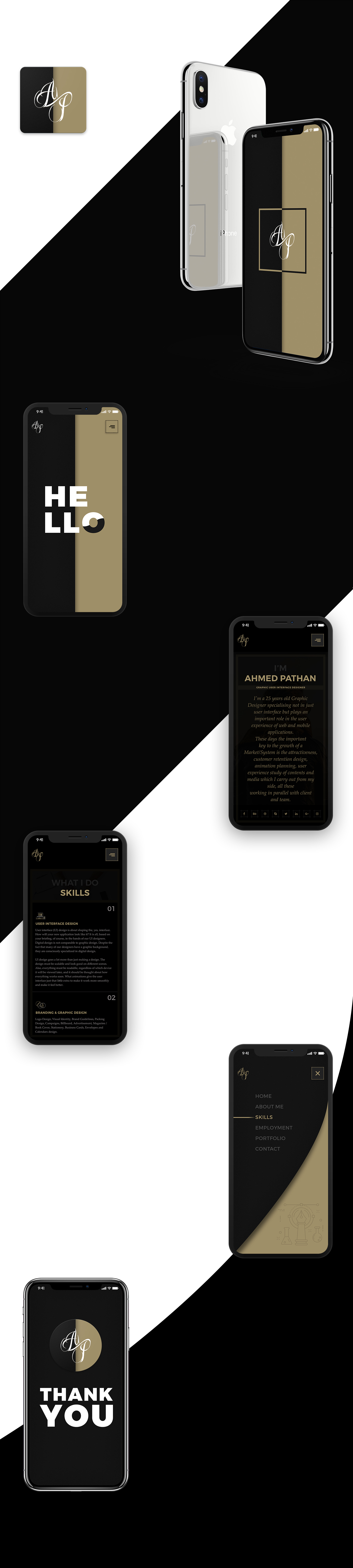 user interface Iphone X Design Portfolio Design Ahmed Pathan visual design