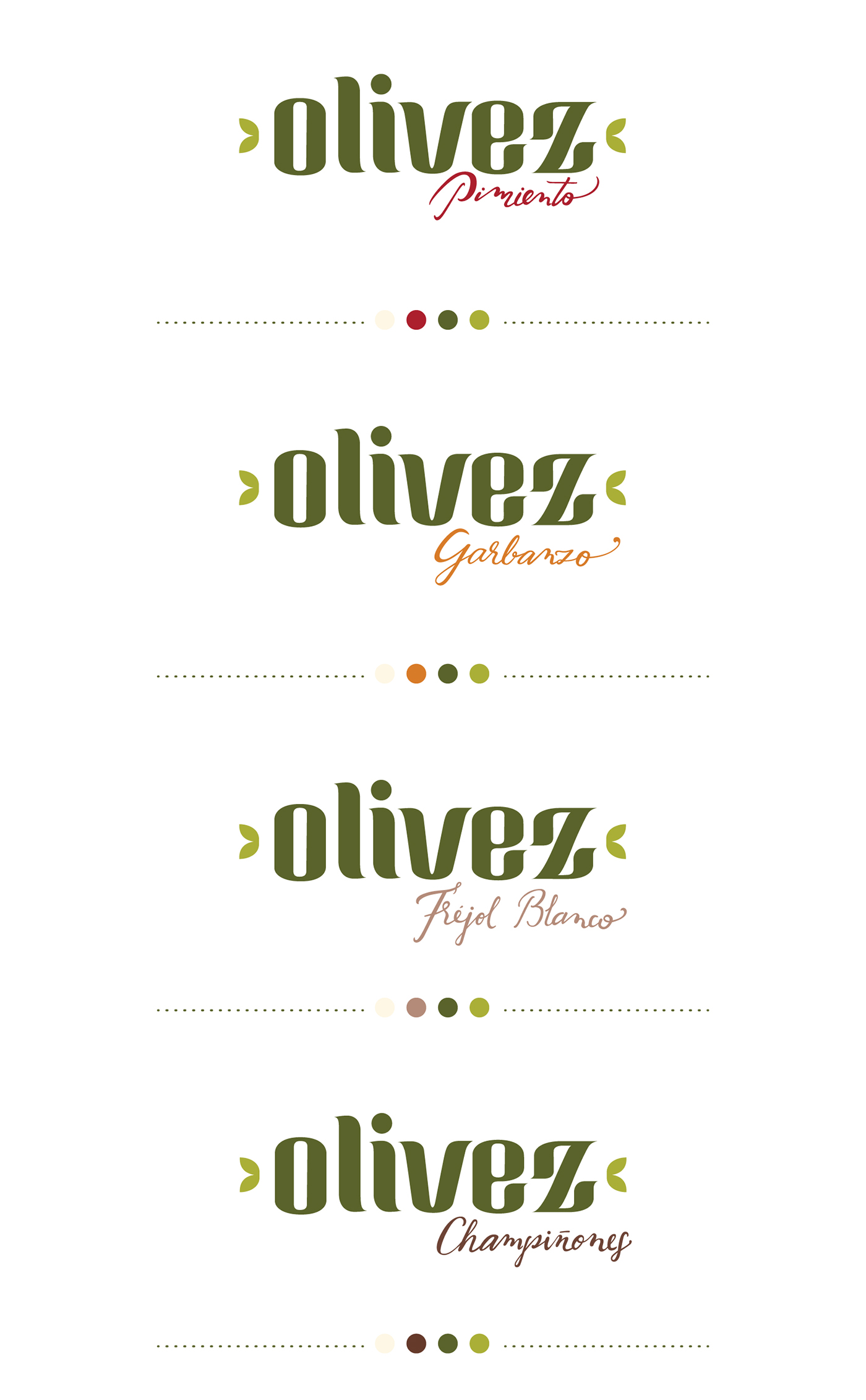 Food  Conserve logo olive handmade lettering
