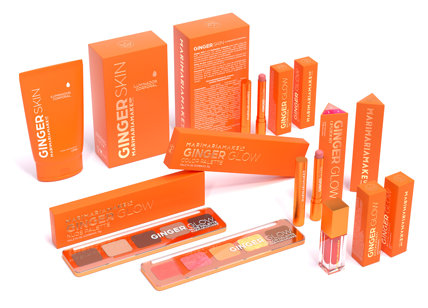 beauty brand identity cosmetics makeup Packaging rebranding setdesign visual identity