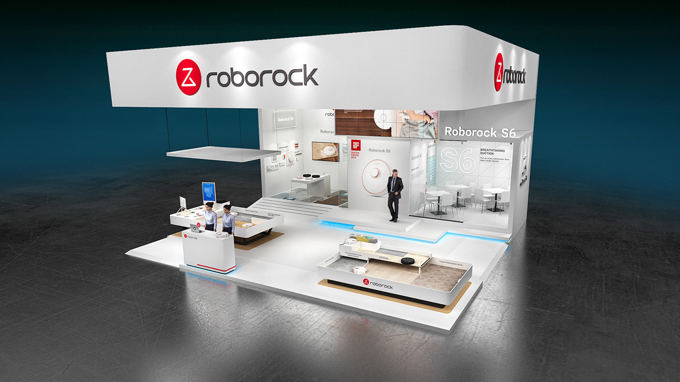 2019 IFA Roborock 扫地机器人 展览 展示 设计