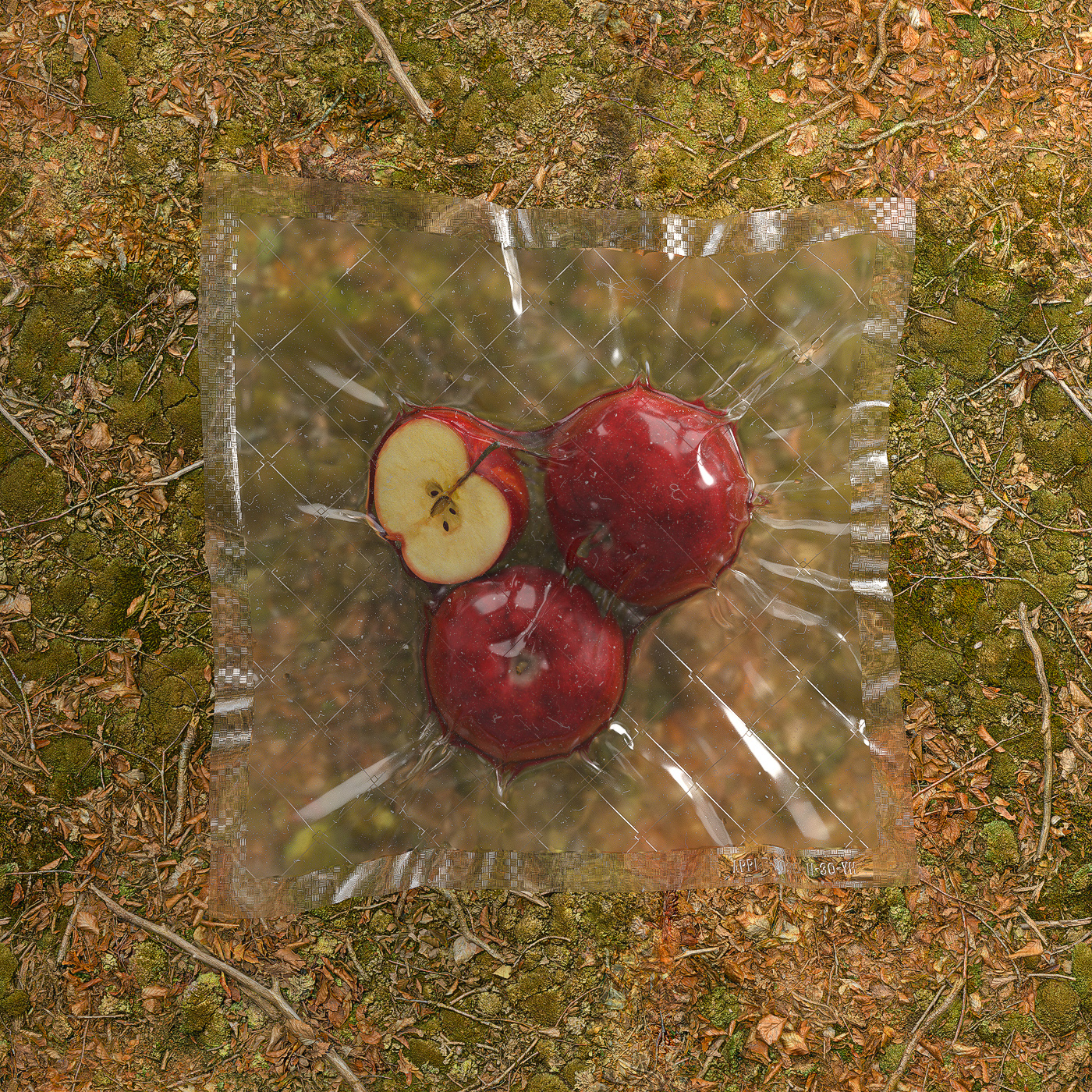3D Fruit Packaging Render